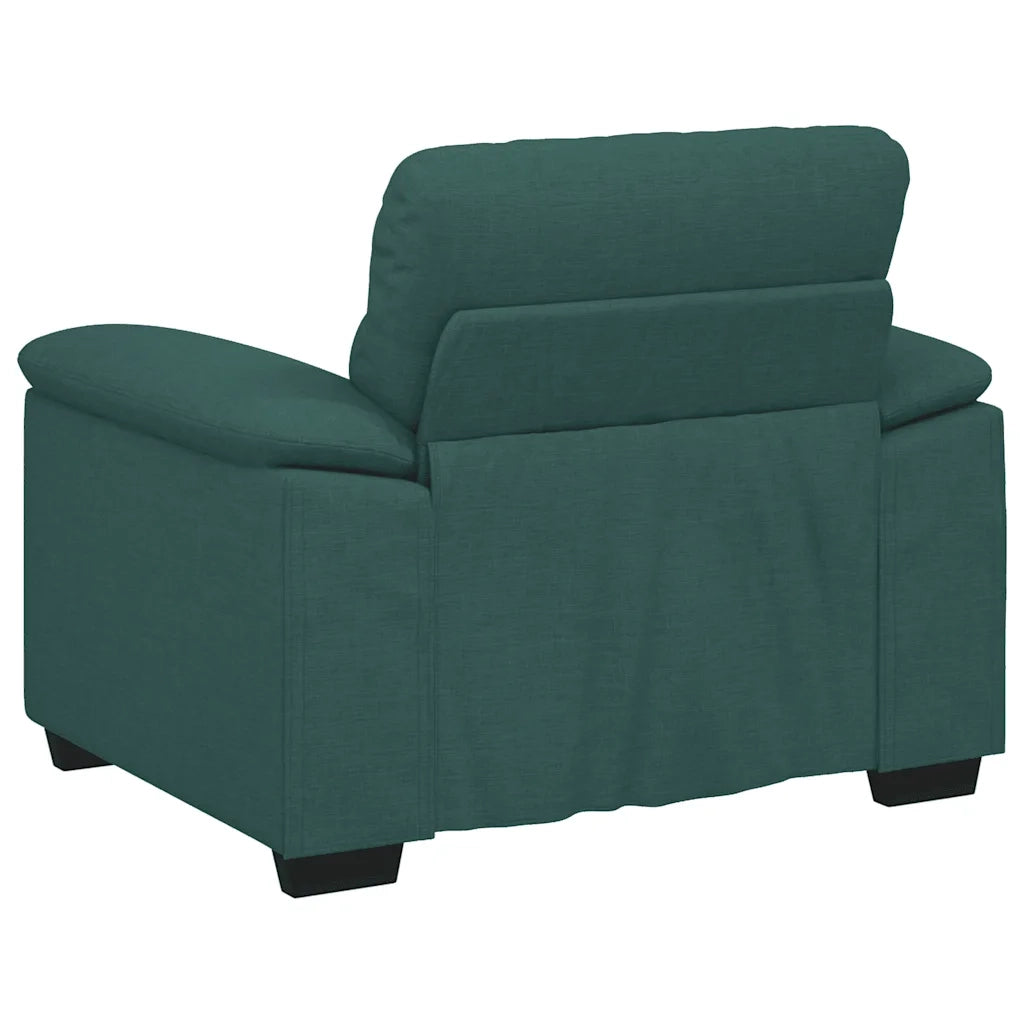 Divano Sedia-Poltrona Verde Scuro 100x81x84 cm in Tessuto