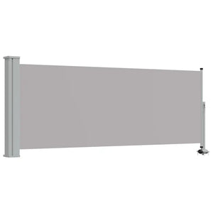 Tenda da Sole Laterale Retrattile 100 x 300 cm Grigia 45186