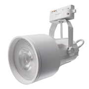 Faretto moderno LED 12W track binario monofase orientabile lampada PAR30 E27 luce spot negozio vetrina 230V BIANCO 6000K