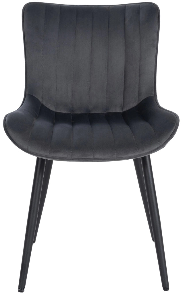 Sedia Largo grigio scuro,Velluto
