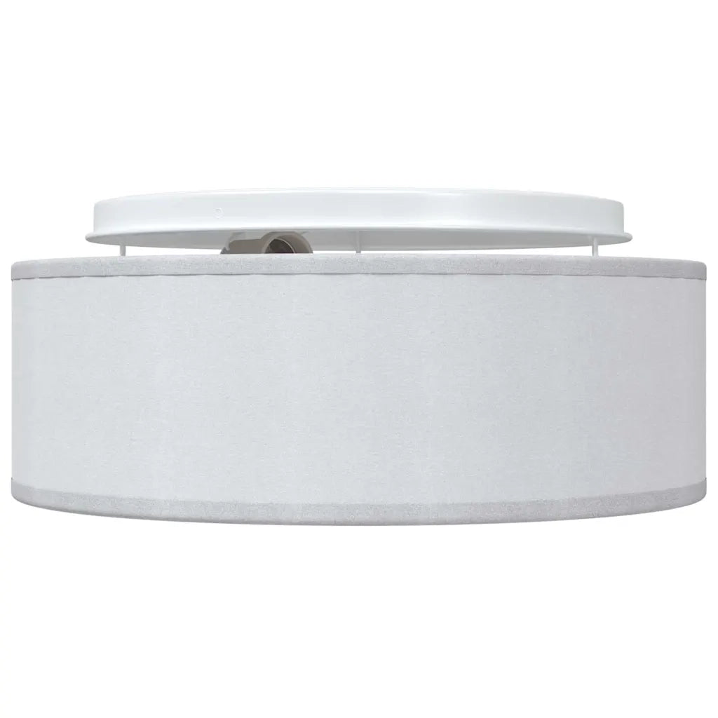 Lampada da soffitto Grigio 30 x 30 x 13,5 cm Tessuto CFW8015545