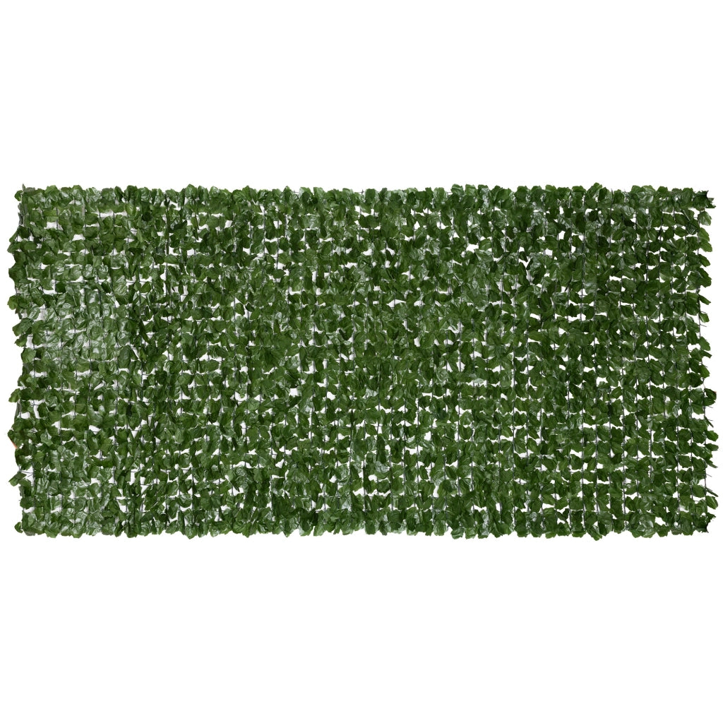 Siepe Artificiale Frangivista ¨C Xylo ¨C Verde Scuro 3x1m Anti-UV Foglie Realistiche