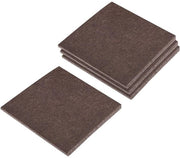 Set di protezioni per mobili 4 pezzi 85 mm x 85 mm - Pads autoadesivi per pavimenti - Protezioni antiscivolo per mobili - Protezione contro graffi - Dampening dei rumori con cuscinetti di gomma