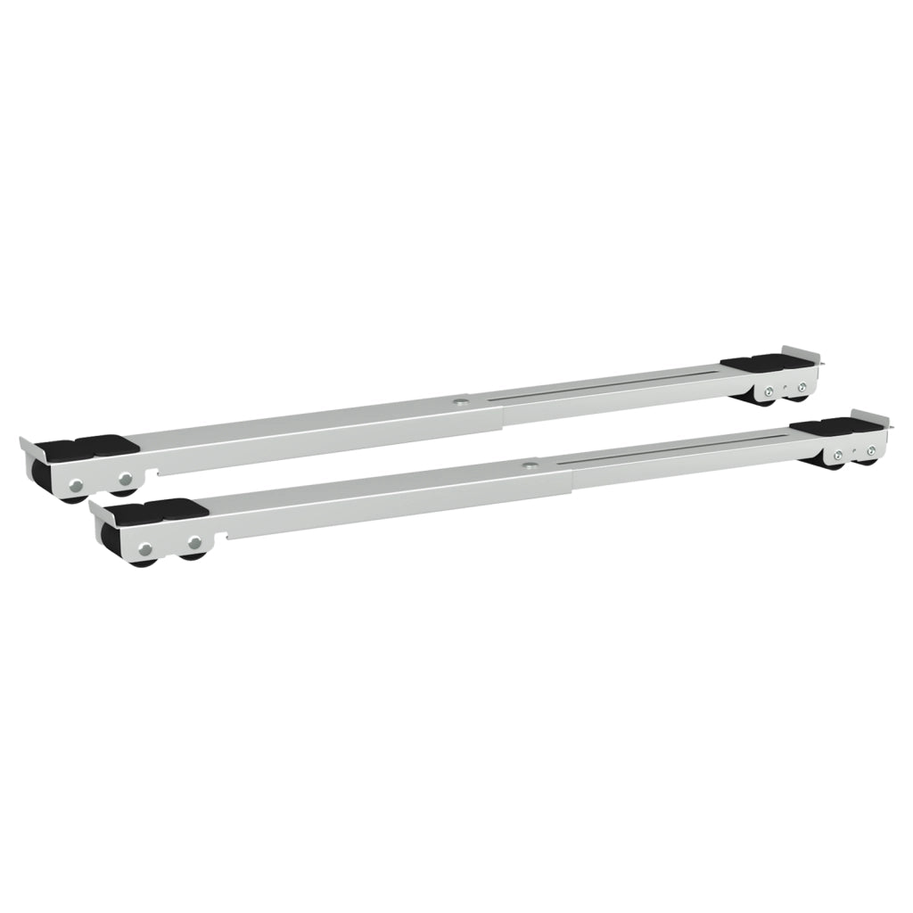 Base per Lavatrice con Ruote 2 pz Lunghezza 46-71 cm 300 kg