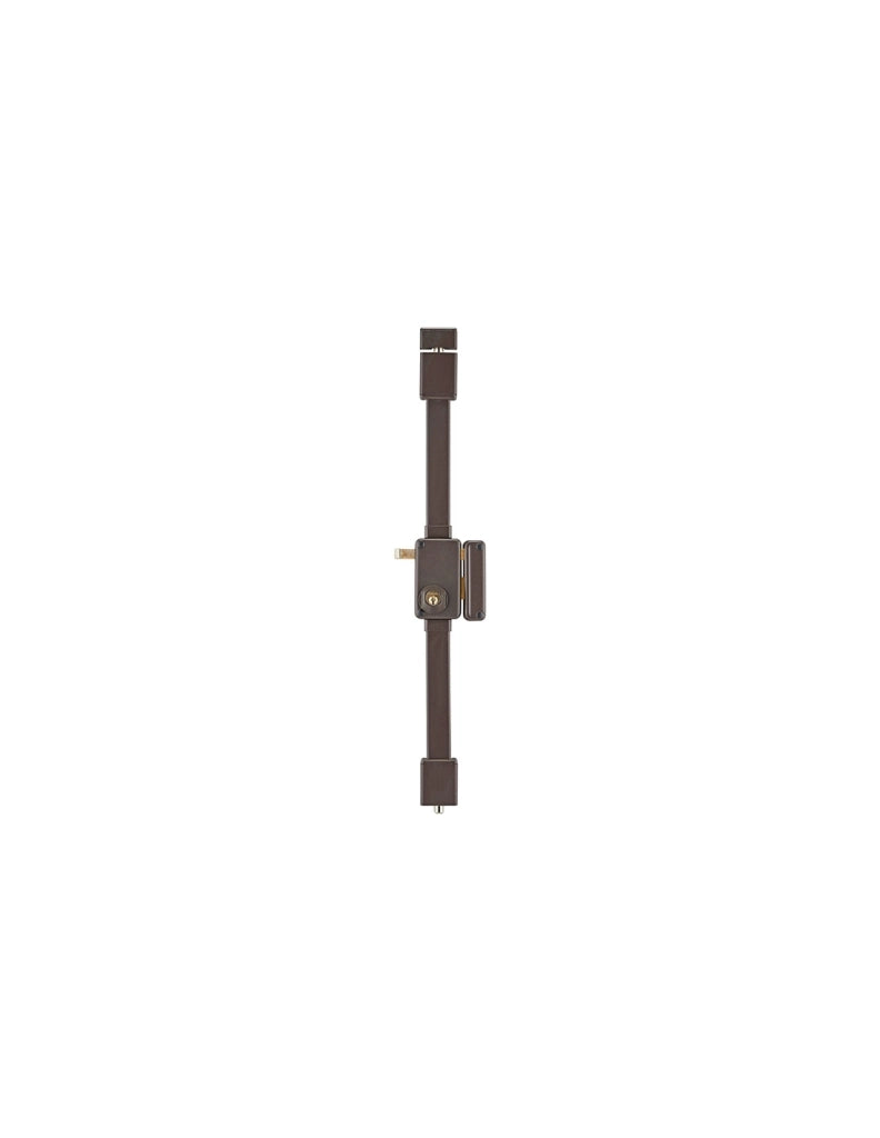 Serratura BELUGA marrone HG5 con tirante 75 x 130 mm, destra, 4 chiavi – THIRARD