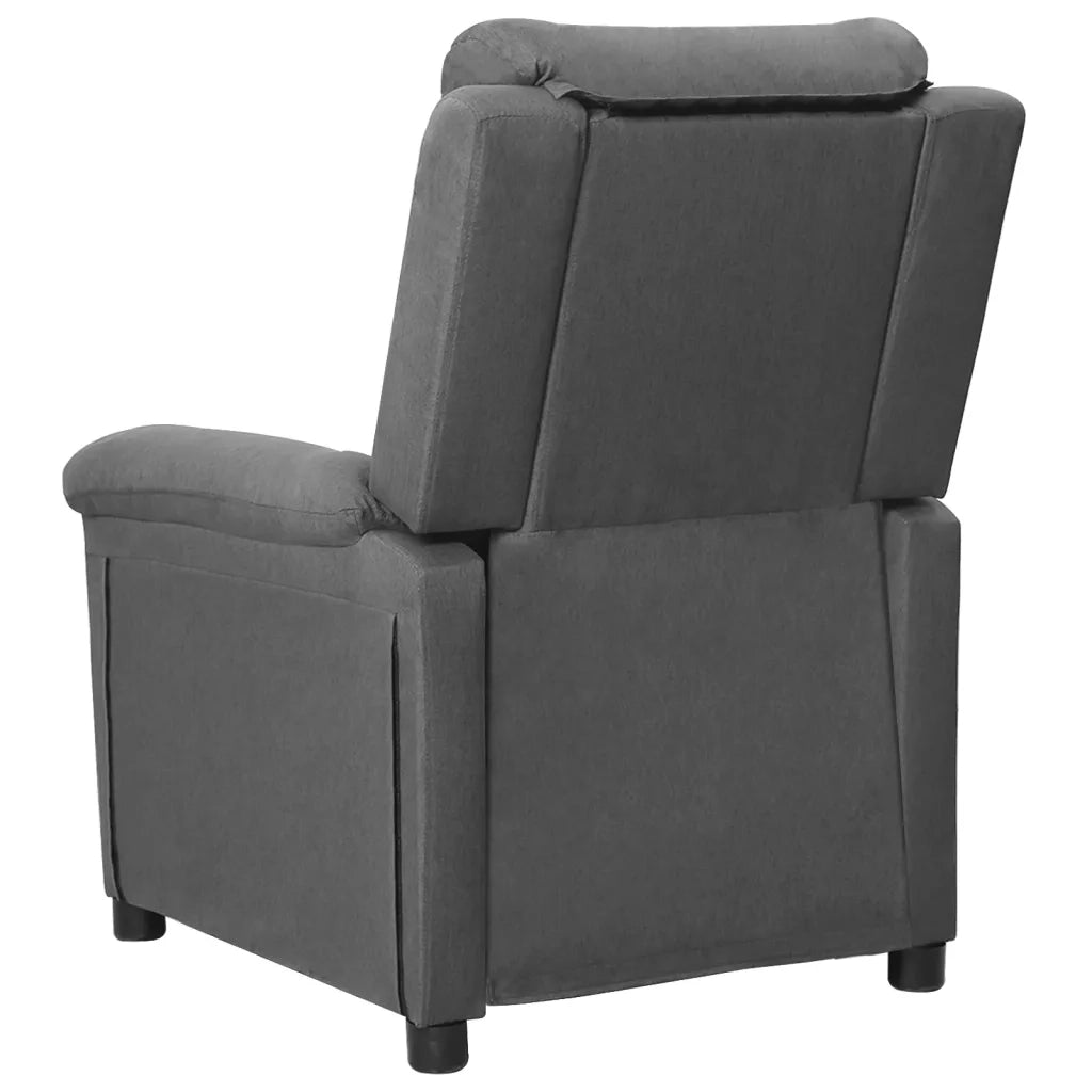 Poltrona Reclinabile Grigio Chiaro in Tessuto cod mxl 6983