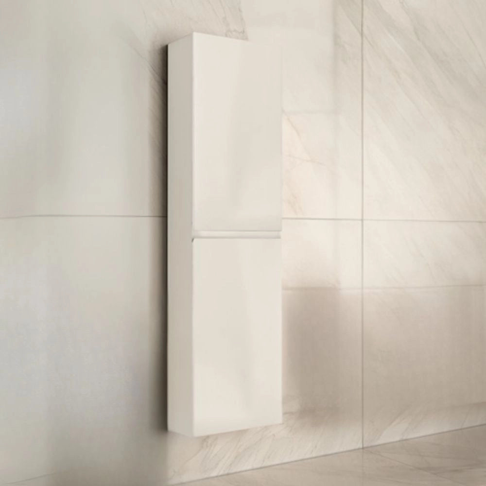 Colonna bagno sospesa Londres con due ante colore bianco lucido