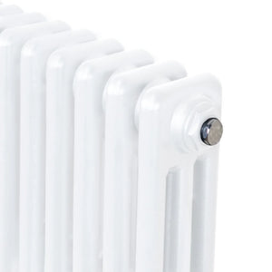 Termosifone Radiatore a 3 colonne per riscaldamento centralizzato verticale Bianco 180x38cm