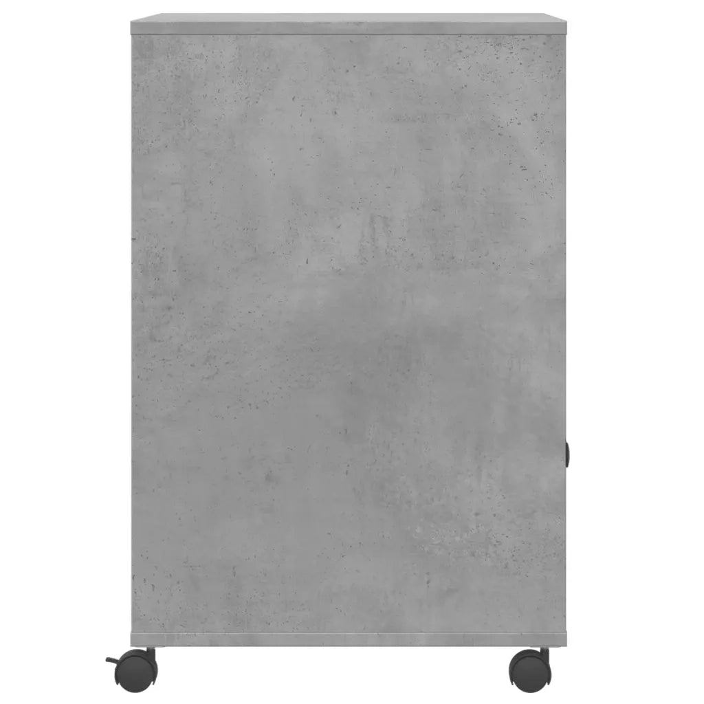 Supporto per Stampante con Ruote Grigio Cemento 60x48x74 cm CFW8709974