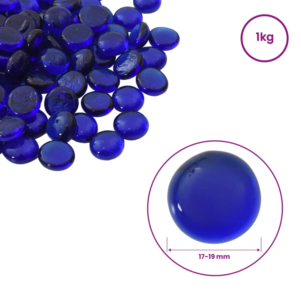 Nugget di vetro 17-19 mm Blu cobalto Vetro 42041579