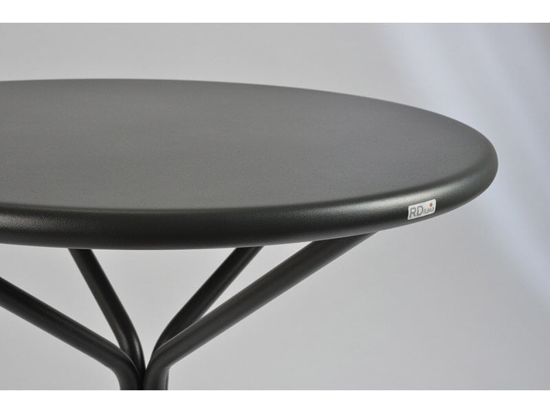 Tavolo da Giardino Ø60 cm in Acciaio RD Italia Quid D60 Antracite