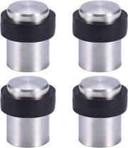 Blocco Porta a forma di Cilindro 4,5 cm in Acciaio Inox con Viti