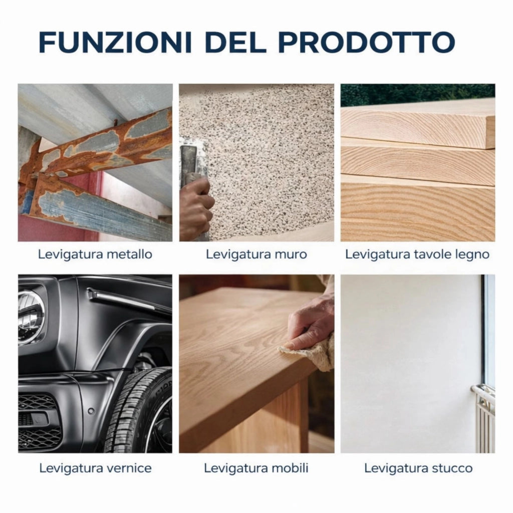Levigatrice Orbitale Elettrica 240W per Legno con Aspirazione Polveri RFS-240