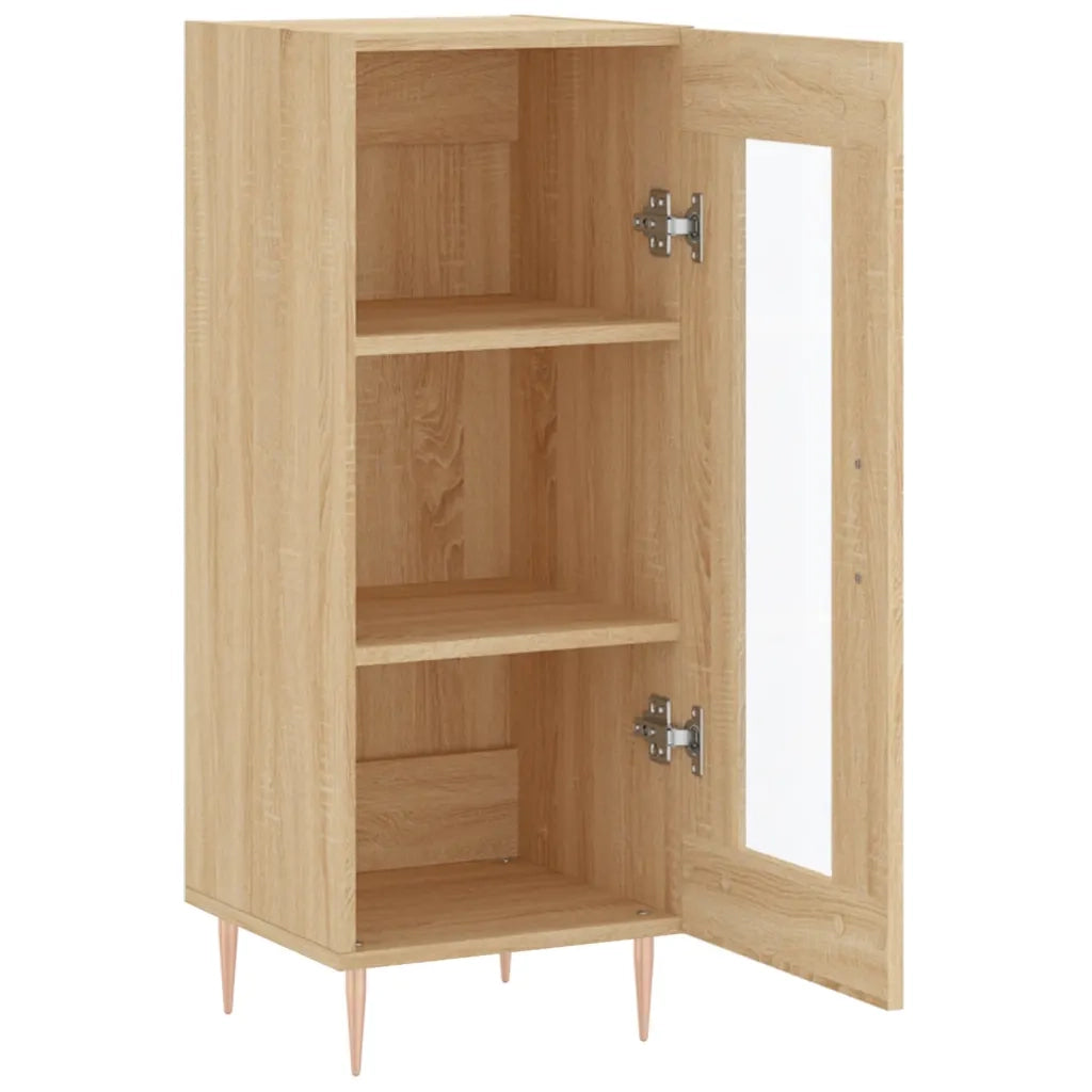 Credenza Rovere Sonoma 34,5x34x90 cm in Legno Multistrato 828783