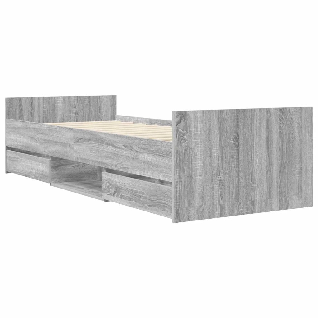 Struttura del letto Sonoma grigio Legno ingegnerizzato 3429513