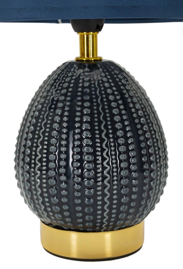 LAMPADA DA COMODINO FLAVI BLU CM Ø 15X30,5
