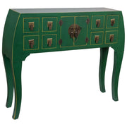 Mobile da ingresso in legno con 4 cassetti e 2 porte 98x26x80h cm