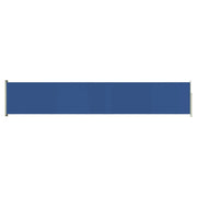 Tenda da sole laterale retrattile/schermo privacy per patio giardino terrazza balcone 117 x 600 cm blu 02_0007213