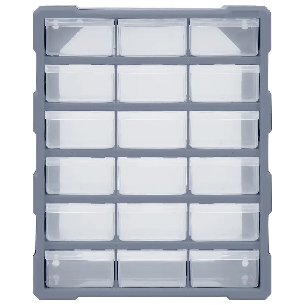 Mobile Contenitore con 18 Cassetti Medi 38x16x47 cm 149598