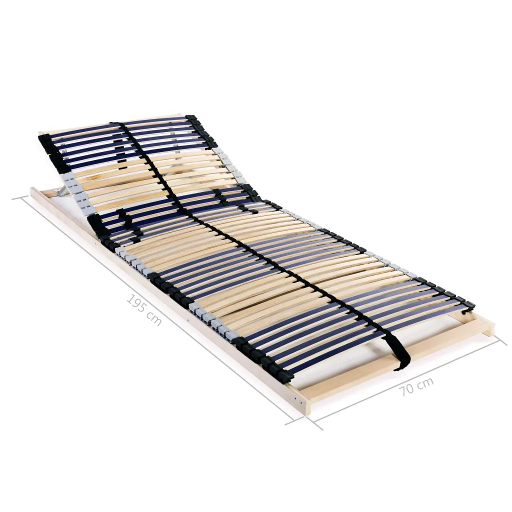 Rete a Doghe 7 Zone senza Materasso con 42 Doghe 70x200 cm