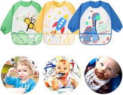 Set di asciugamani per bambini, 2 pezzi, impermeabili con tasca, asciugamani per bambini per bambini di entrambi i sessi, pezzi per bambini blu+verdi
