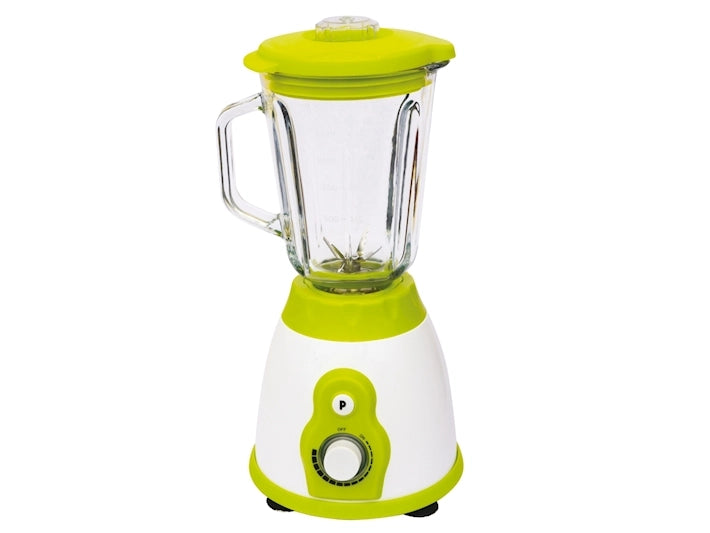 Frullatore elettrico con bicchiere in vetro e variatoredi velocità 400 watt variatore velocità