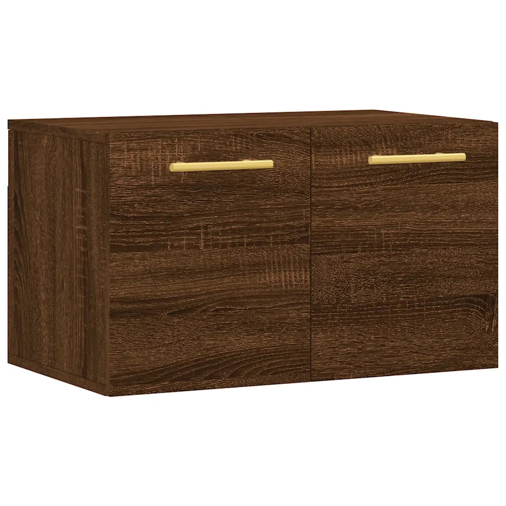 Mobile a Parete Rovere Marrone 60x36,5x35 cm Legno Multistrato 830011