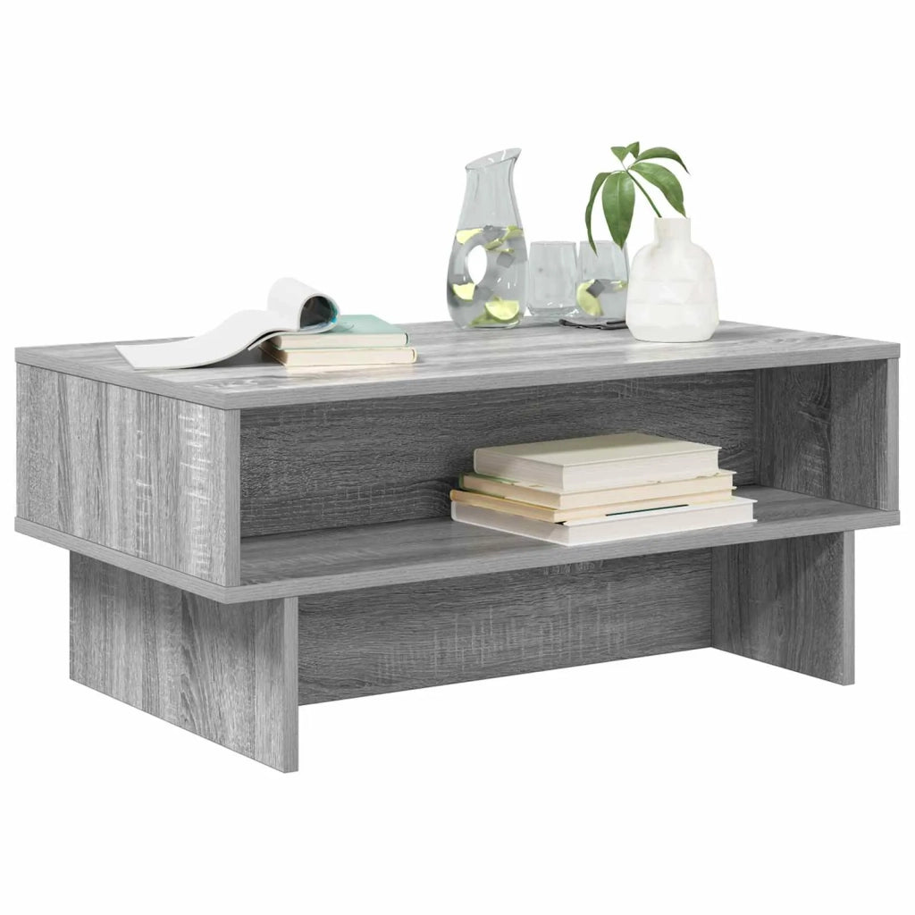 Tavolino da salotto Grigio Sonoma 80 x 46 x 35 cm 8000225