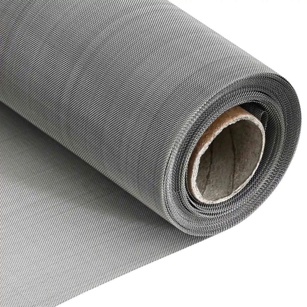 Rete per schermatura 40 x 1000 cm 60 Mesh Argento 42039567