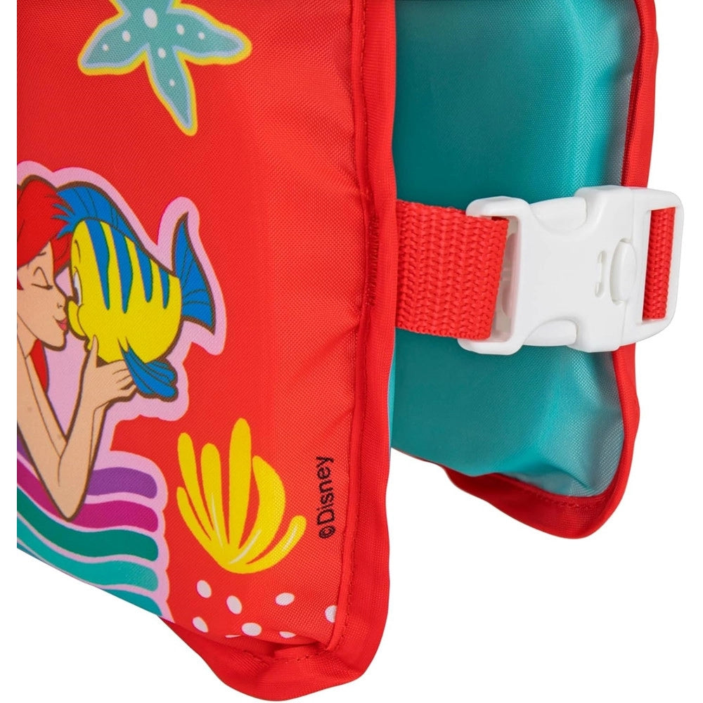 Trade Shop - Giubbetto Salvagente Nuoto Sirenetta Ariel Gilet Con Braccioli Bambini 3-6 Anni ‎9101i -
