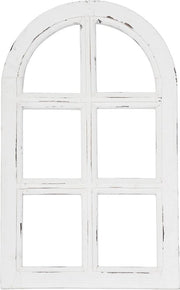 Decorazione in legno per finestra, bianca, semicircolare, 295 x 49 cm, stile nostalgico per decorazione della mensola della finestra.