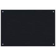 Paraschizzi per Cucina Nero 90x50 cm in Vetro Temperato CFW7420125
