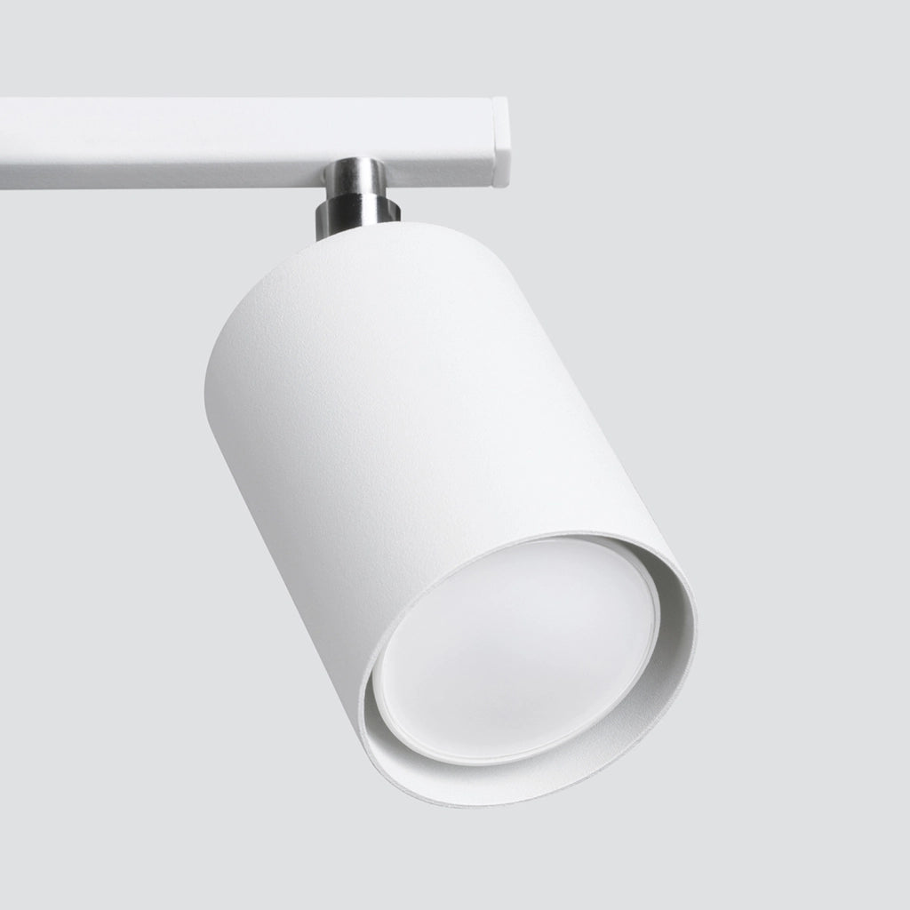 Pure Lume Fjello plafoniera 3 spot orientabili bianca