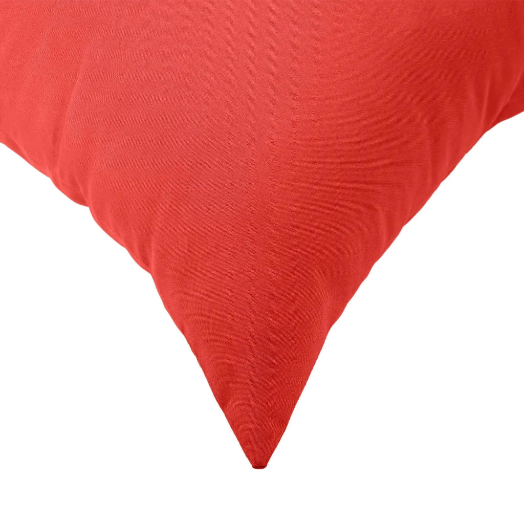 Federa 6 pcs HEERLEN Rosso 60 x 60 cm Poliestere 912706