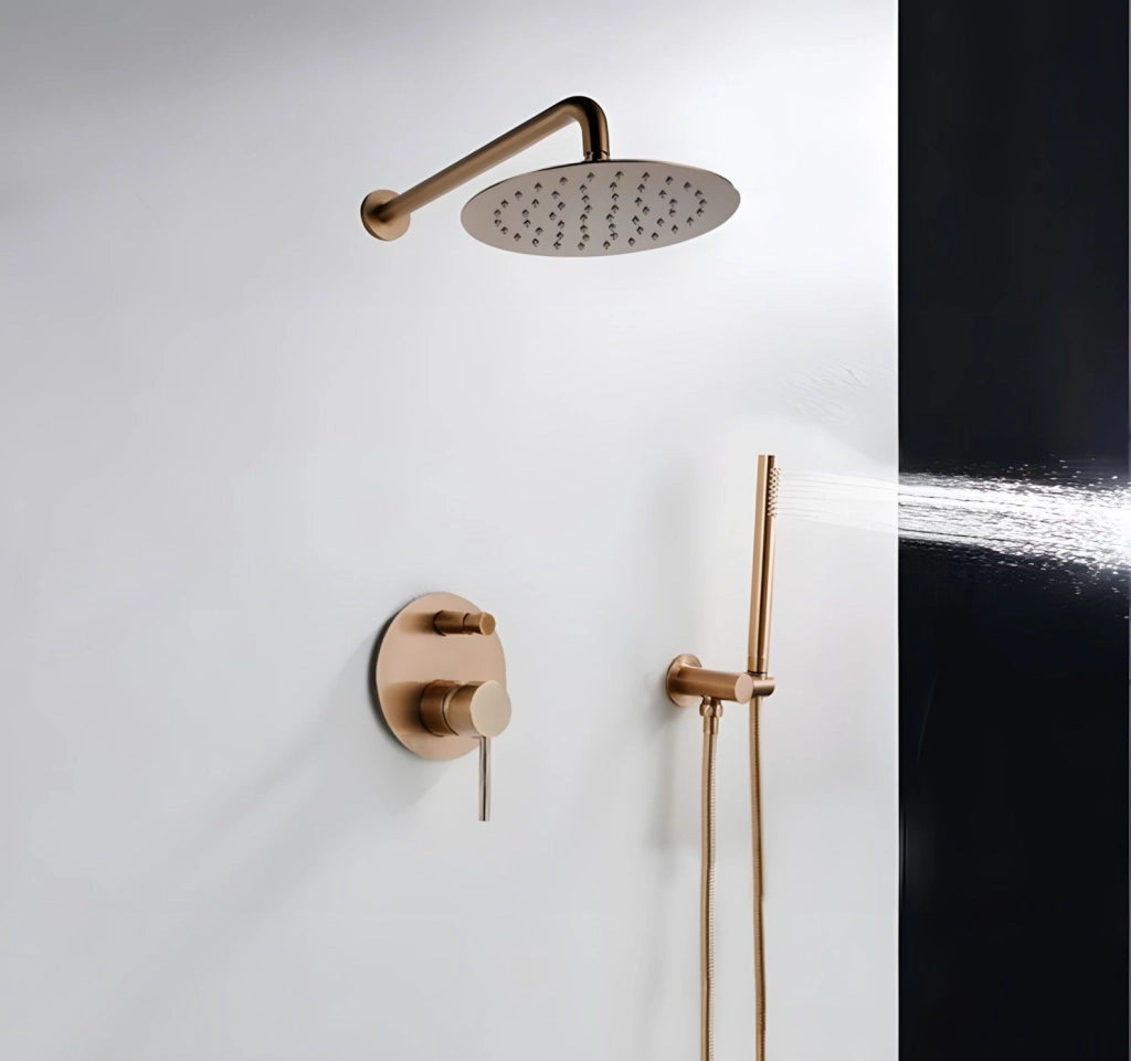 Set Doccia Da Incasso Rea Lungo Copper + Box