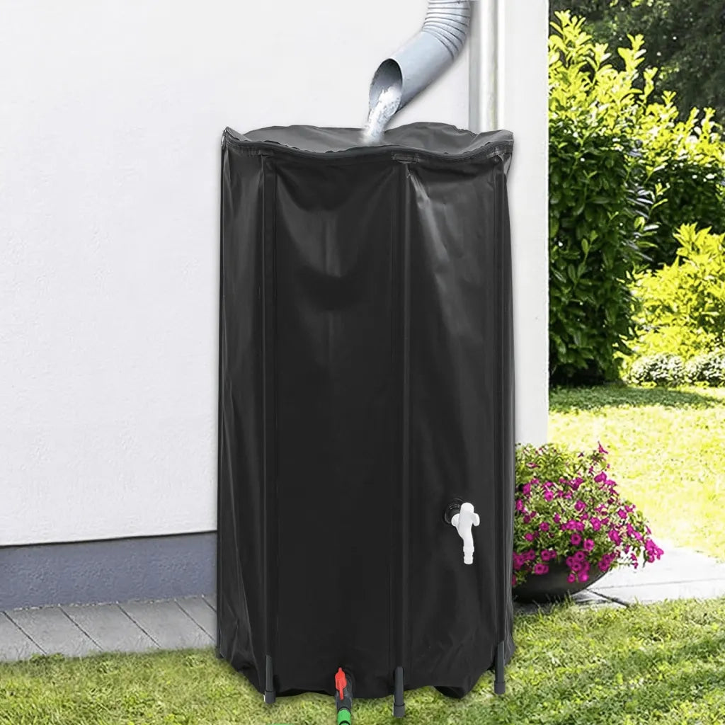 Serbatoio Acqua con Rubinetto Pieghevole 380 L in PVC CFW5978994