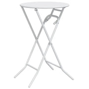 Tavolo da Giardino | Tavolino da esterno Bianco 50 x 50 x 72 cm Metallo