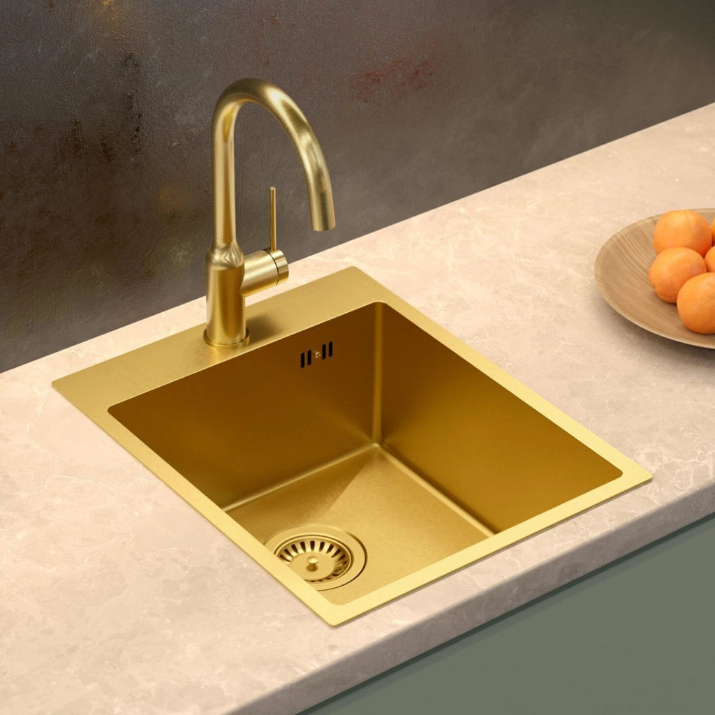 Lavello In Acciaio Russel 90 Gold