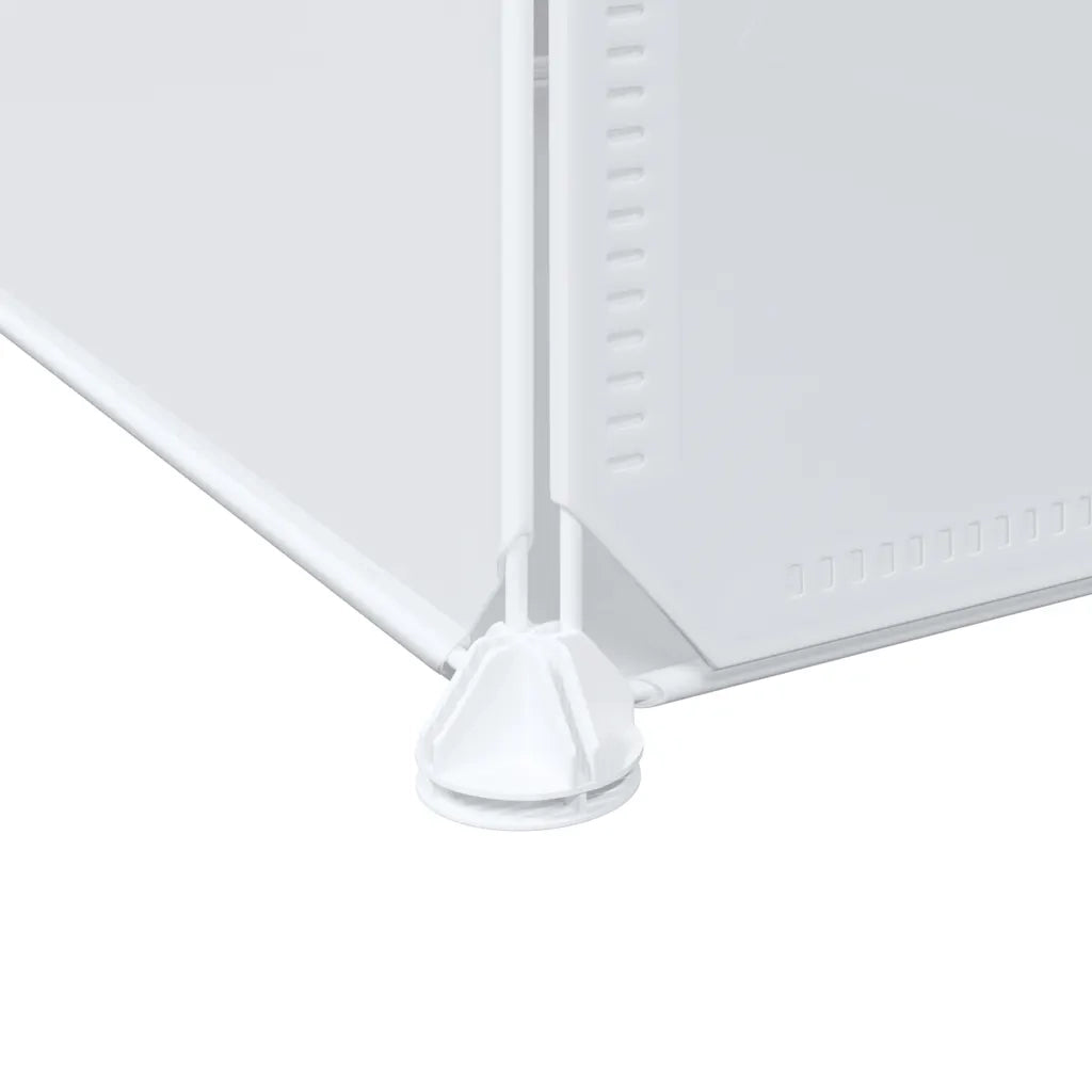 Organizzatore Portaoggetti con 16 Cubi e Aste per Appendere PP