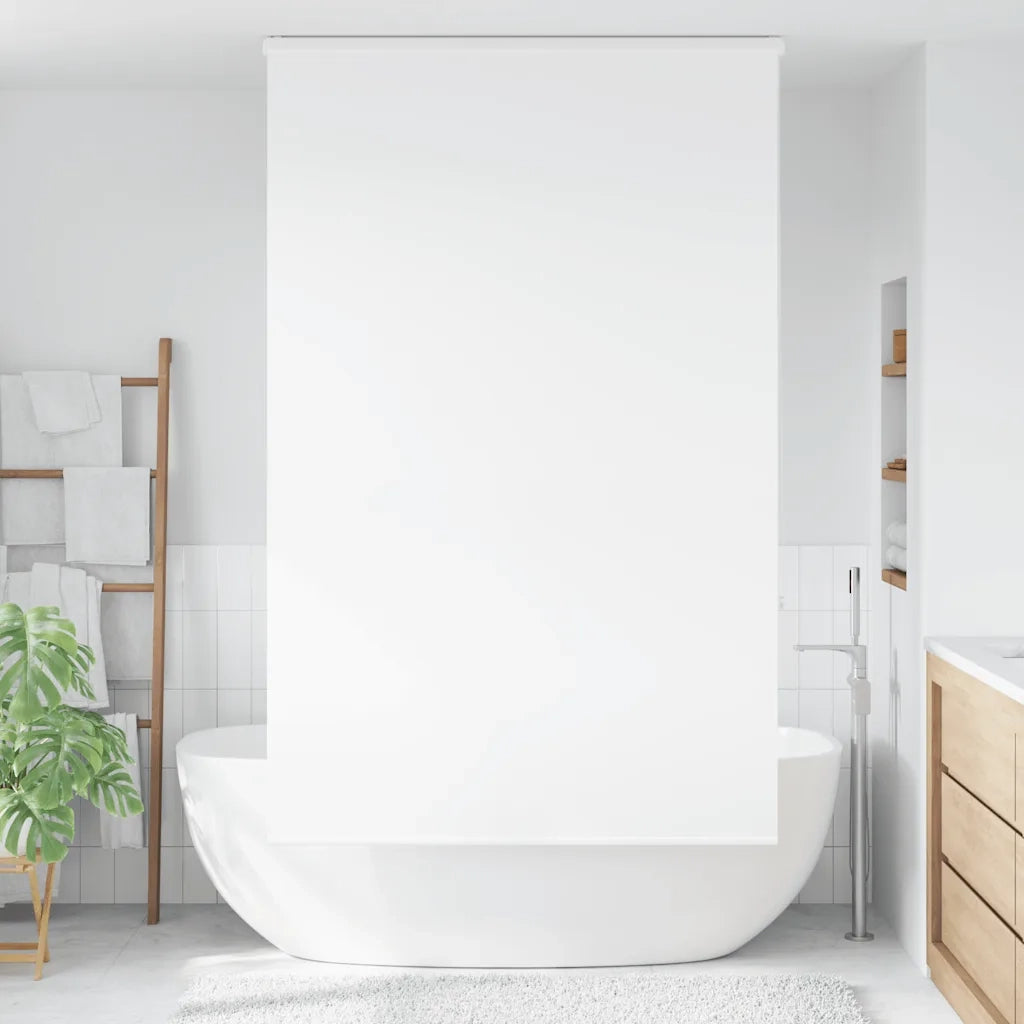Tenda a Rullo per Doccia Cassonetto 140x240cm Larghezza Tessuto