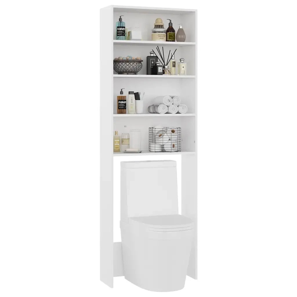 Mobile per Lavatrice Bianco 64x24x190 cm CFW1388716