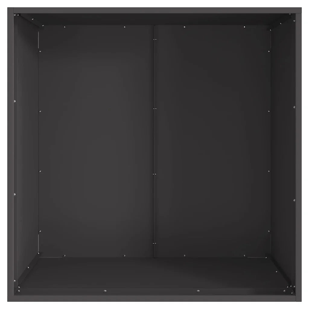 Focolare Nero 80 x 80 x 43 cm Acciaio CFW9303850