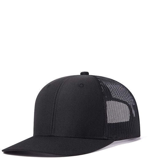Cappello da Baseball per Uomo - Cappello da Baseball per Uomo e Cappello da Baseball per Donna - Nero e tessuto nero web