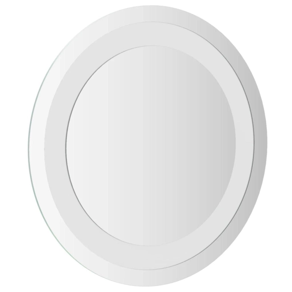 Specchio da bagno LED Trasparente Ø 30 cm vetro temperato 42045844