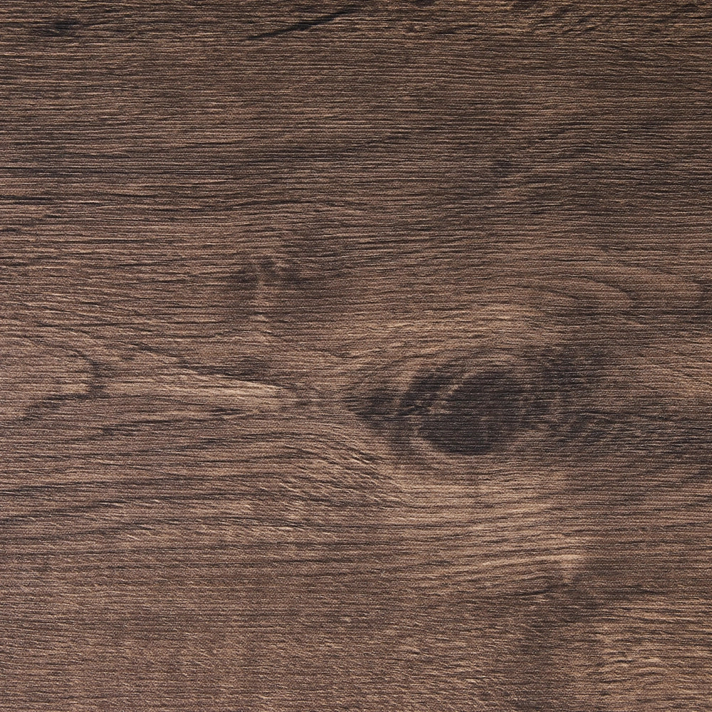 Scrivania Home Office Top in legno scuro 100 x 50 cm Struttura in metallo Nero con ripiani