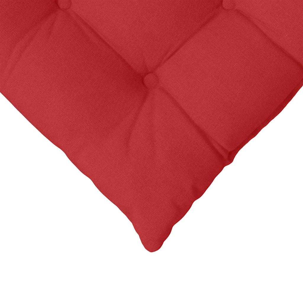Cuscini per Seduta 4 pcs Rosso 40 x 40 x 6 cm Tessuto 42015158