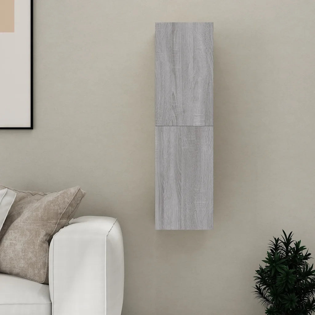 Mobile Porta TV a Parete Grigio Sonoma 30,5x30x110 cm 826678