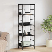 Libreria Rovere Nero 50 x 33 x 153 cm Legno multistrato 882756