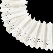 Bordure a fiori con bordo ondulato - 95 mm - Perfetta per abbigliamento per bambini e artigianato - Comoda e stile.