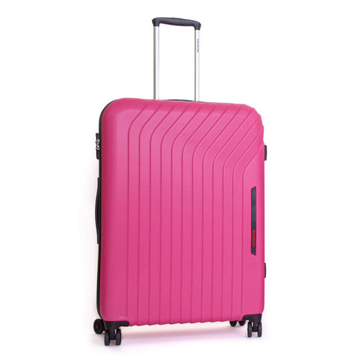 Trolley Valigia Grande Rigida in ABS 4 Ruote TSA Ravizzoni Cielo Fucsia